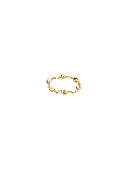 Bague minimaliste en vermeil sur argent recyclé 925 sertie de pierres fines naturelles, bijou éthique – Osmo Paris