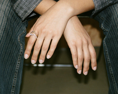 BAGUE PÉPITE (WAVY) 002